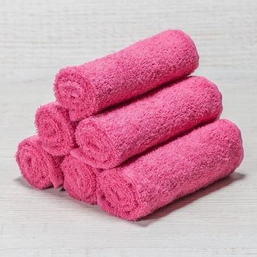 Малиновые махровые салфетки 30х30 — Мартекс