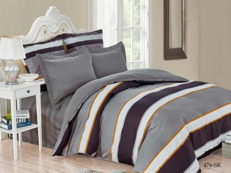 Постельное белье Cleo сатин набивной Satin de' Luxe декор 476-SK — Мартекс