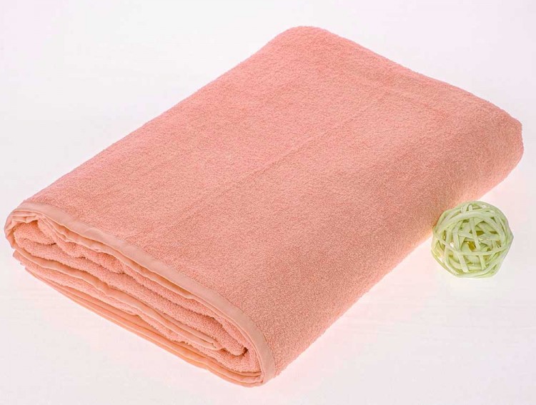 Махровая простыня персикового цвета — Мартекс