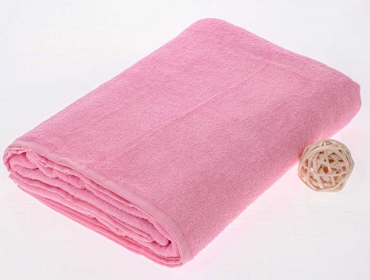 Махровая простыня розового цвета — Мартекс