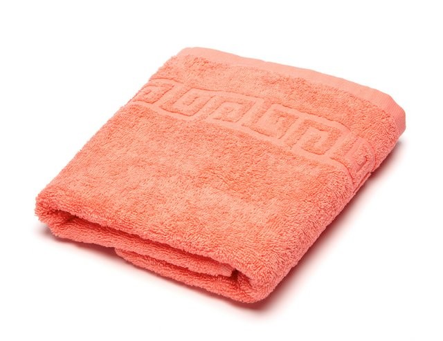 Махровое полотенце Ашхабад кораллового цвета фото 1 — Мартекс