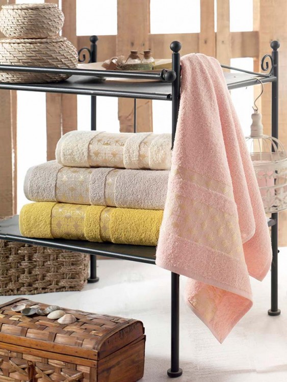 Полотенца DO&amp;CO махровое жаккард 70*140 (1/4 шт.) ORIENTAL — Мартекс