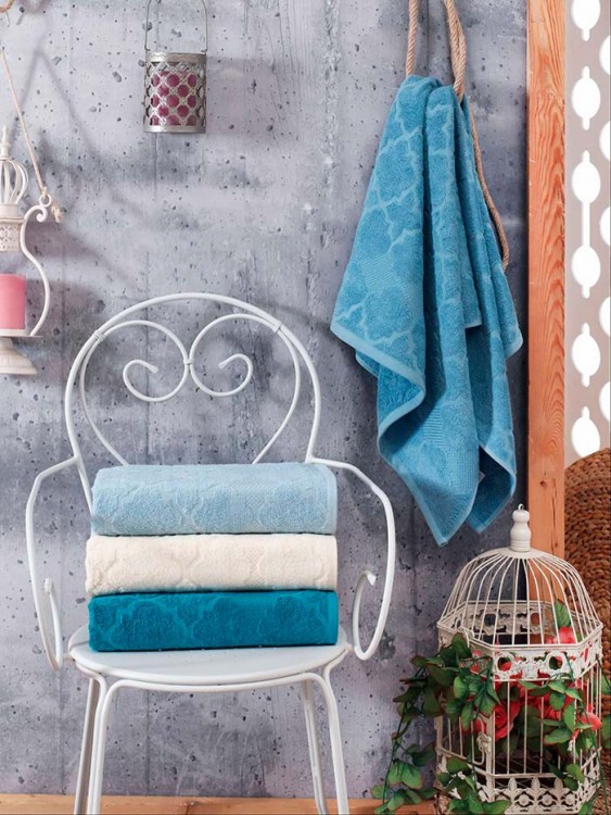 Полотенце DO&amp;CO Бамбук 70*140 (1/4 шт.) CRYSTAR — Мартекс