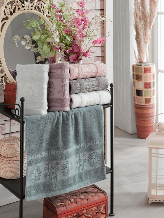 Полотенце TWO DOLPHINS Бамбуковое 90х150 1/6 шт.) (870) CLASS — Мартекс