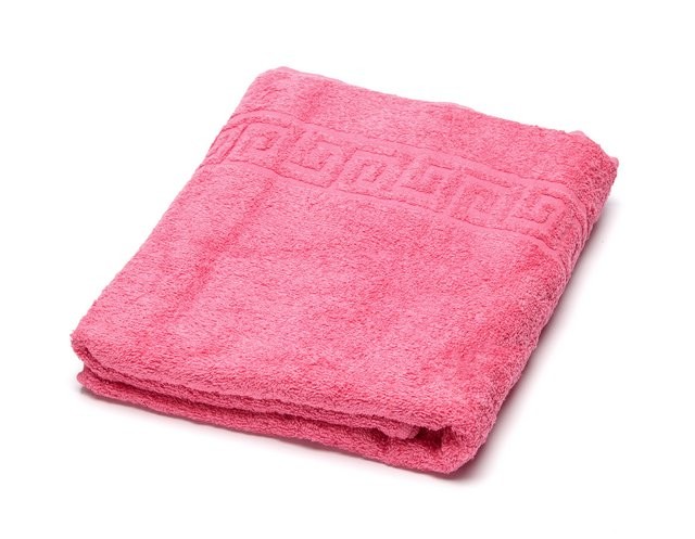 Махровое полотенце Ашхабад малинового цвета — Мартекс