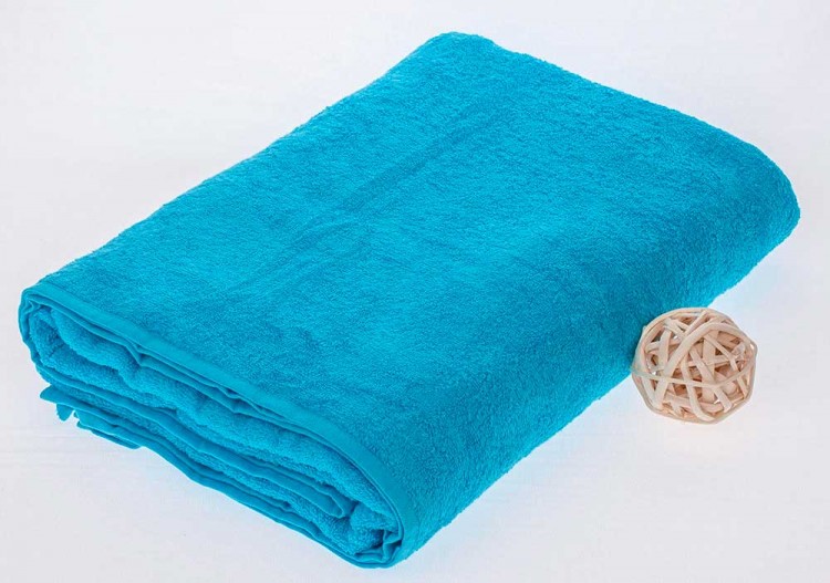 Махровая простыня бирюзового цвета — Мартекс