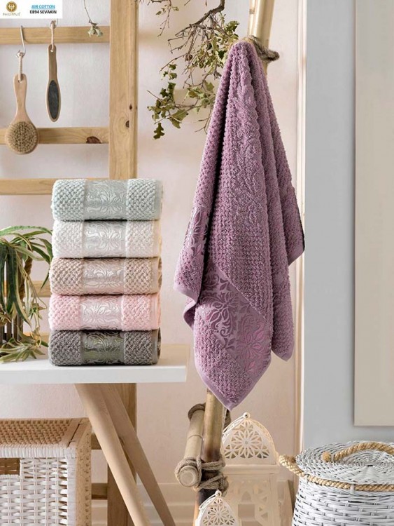 Полотенце PHILIPPUS махра 70х140 (1/6 шт.) SLOW COTTON (E894) SEVAKIN — Мартекс