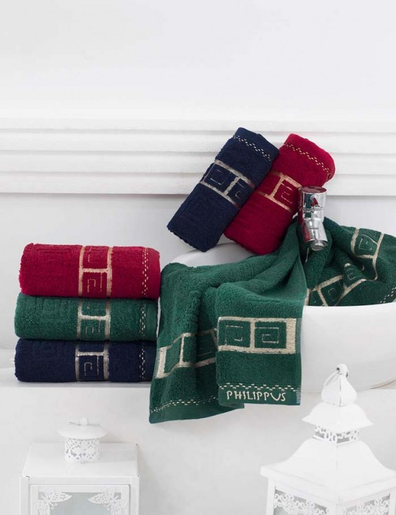 Полотенце PHILIPPUS махровое 50*90 (1/6 шт.) SLOW COTTON (E316) GREEK — Мартекс