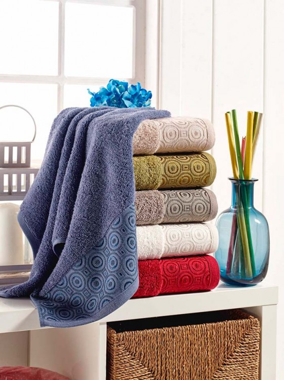 Полотенце PHILIPPUS Махровое 70х140 (1/6 шт.) SLOW COTTON (E721) PERMA — Мартекс