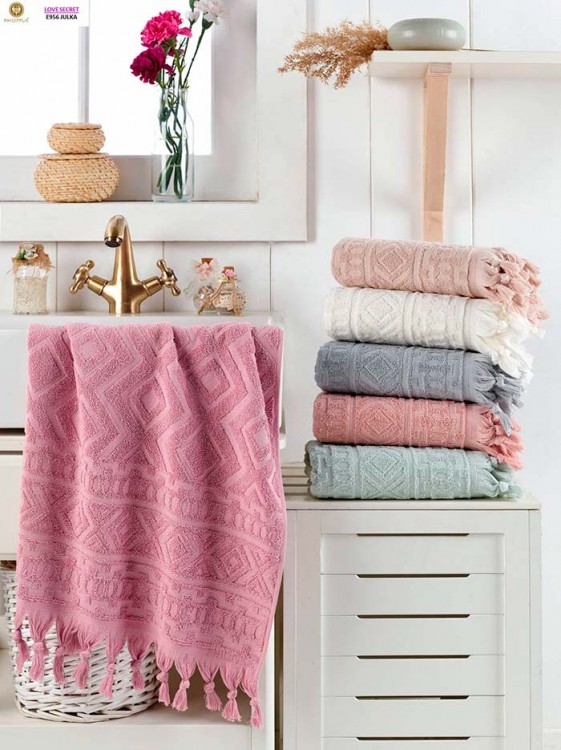 Полотенце PHILIPPUS махровое 50*90 (1/6 шт.) LOVE SECRET (E956) JULKA — Мартекс