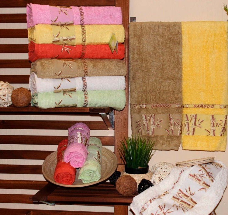 Полотенце ROSE Бамбуковое 70х140 (1/6 шт.) (E363) — Мартекс