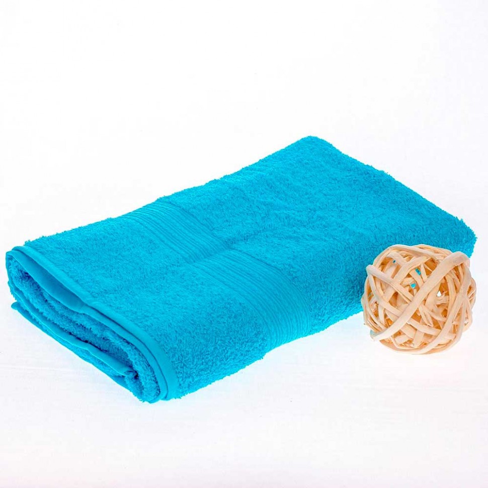 Махровое полотенце Байрамали светло-голубого цвета 420 г/м2 фото 1 — Мартекс