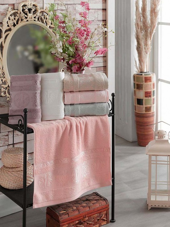 Полотенце TWO DOLPHINS Бамбуковое 70х140 (1/6 шт.) (Е869) SOFT — Мартекс