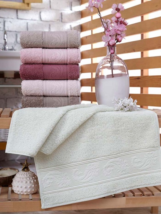 Полотенце DO&amp;CO махровое 70х140 (1/6 шт.) RIBELLA — Мартекс