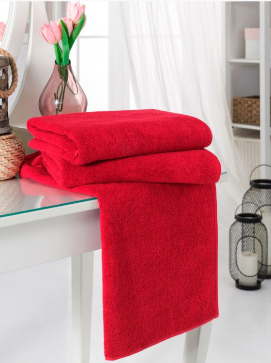 Полотенце махровые PHILIPPUS VIZYON 70*140 (6 шт.) бордовый — Мартекс