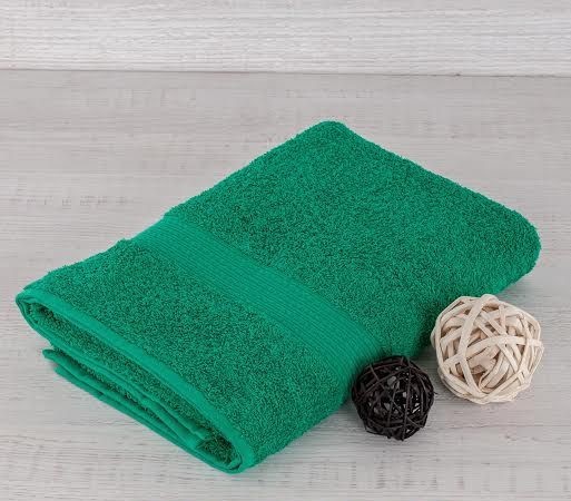 Махровое полотенце Байрамали ярко-зеленого цвета 420 г/м2 фото 1 — Мартекс