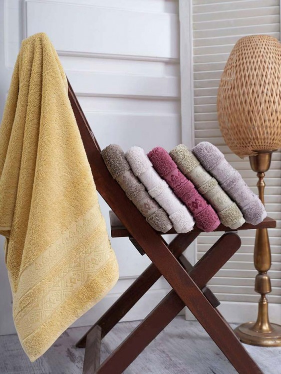 Полотенце DO&amp;CO махровое 70х140 (1/6 шт.) SARAY — Мартекс