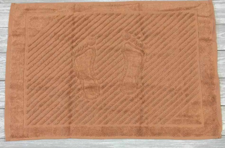 Полотенце для ног АДТ орехового цвета — Мартекс