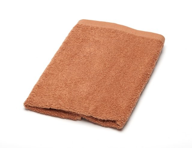 Махровое полотенце Ашхабад орехового цвета  фото 1 — Мартекс