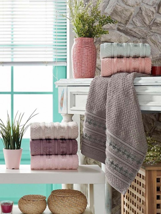 Полотенце PHILIPPUS махровое 70х140 (1/6 шт.) SMART COTTON (E875) VENEDIK — Мартекс