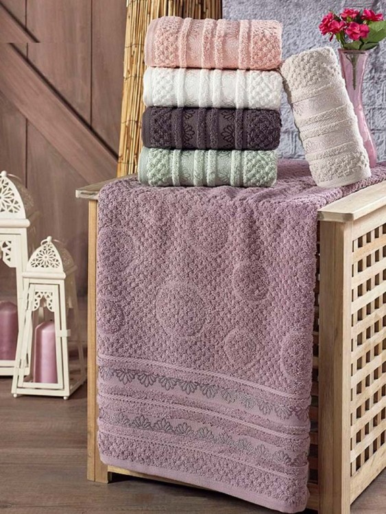 Полотенце PHILIPPUS махровое 70х140 (1/6 шт.) SMART COTTON (E881) HERMES — Мартекс