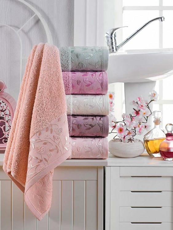 Полотенце PHILIPPUS махра 50*90 (1/6 шт.) SLOW COTTON (E723) INNESA — Мартекс