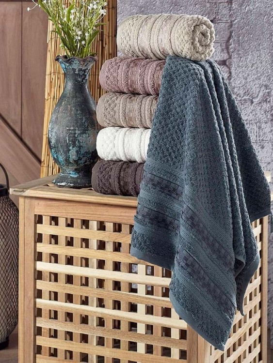 Полотенце PHILIPPUS махровое 70х140 (1/6 шт.) SMART COTTON (E876) MONACO — Мартекс