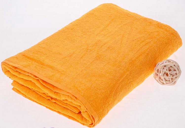 Махровая простыня желтого цвета — Мартекс