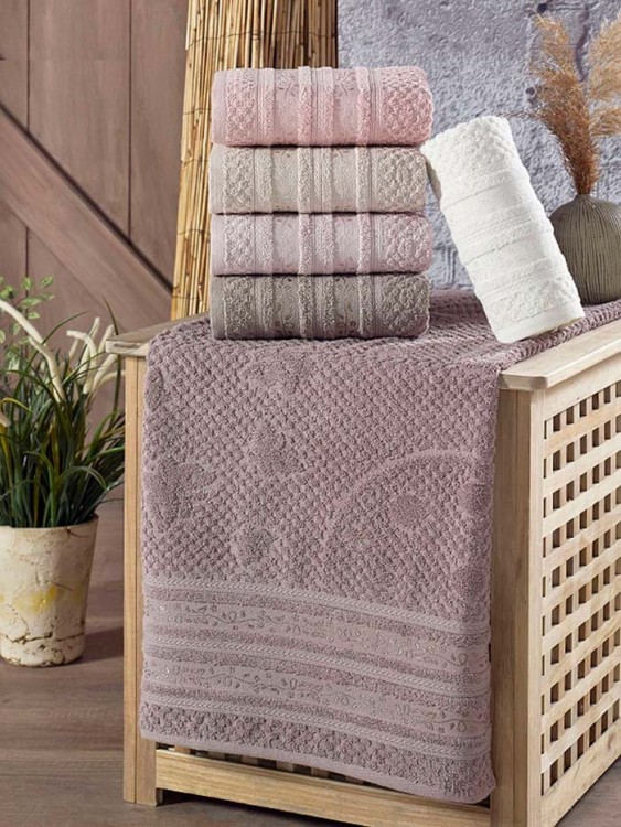 Полотенце PHILIPPUS махровое 70х140 (1/6 шт.) SMART COTTON (E883) MARSILYA — Мартекс