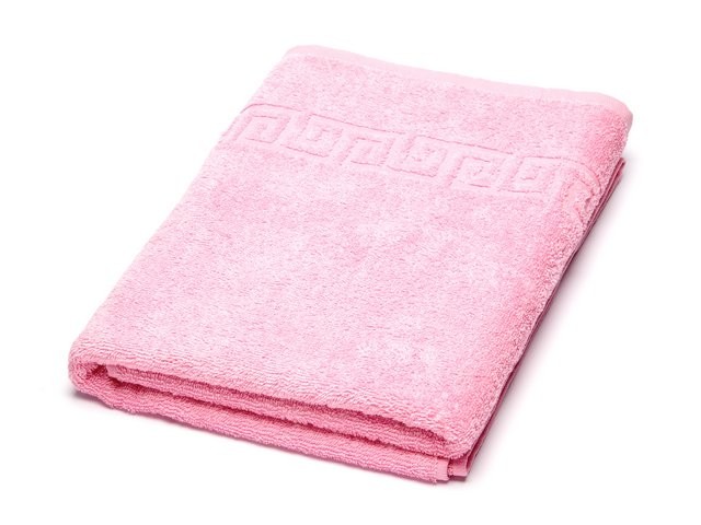 Махровое полотенце Ашхабад розового цвета фото 1 — Мартекс