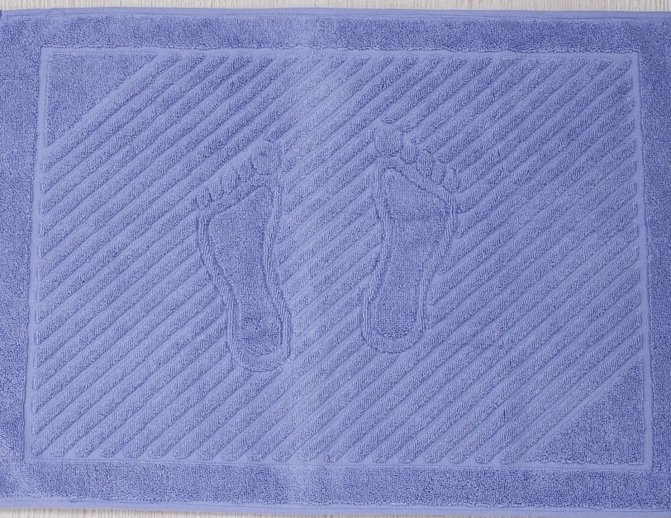 Махровое полотенце для ног Ашхабад фиолетового цвета 700 г/м2   фото 1 — Мартекс