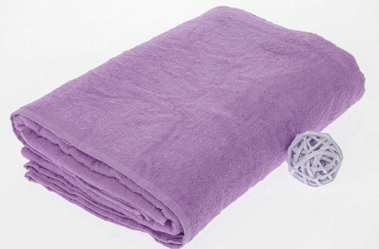 Махровая простыня сиреневого цвета — Мартекс