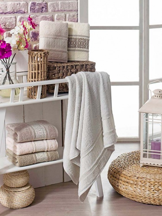 Полотенце PUPILLA махровое 70х140 (1/6 шт.) GARDEN — Мартекс