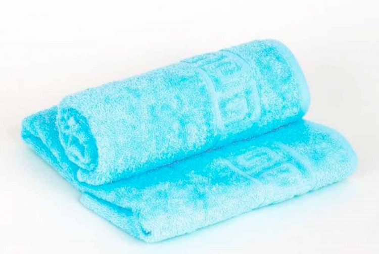 Махровое полотенце Ашхабад светло-бирюзового цвет — Мартекс